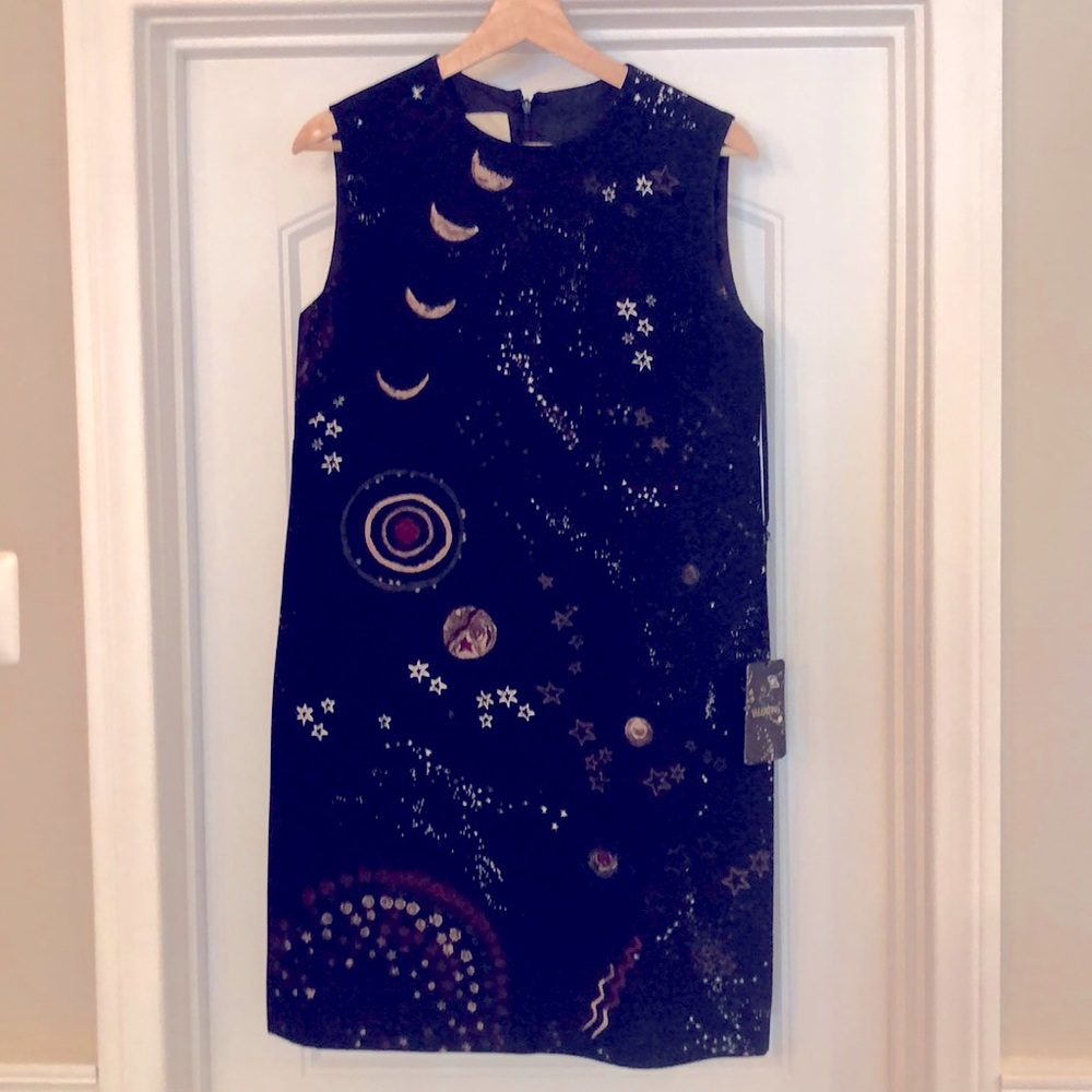 NWT Valentino celestial print shift dress
